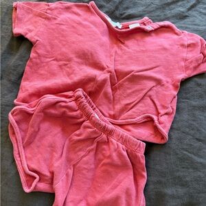 Red Zara toddler set